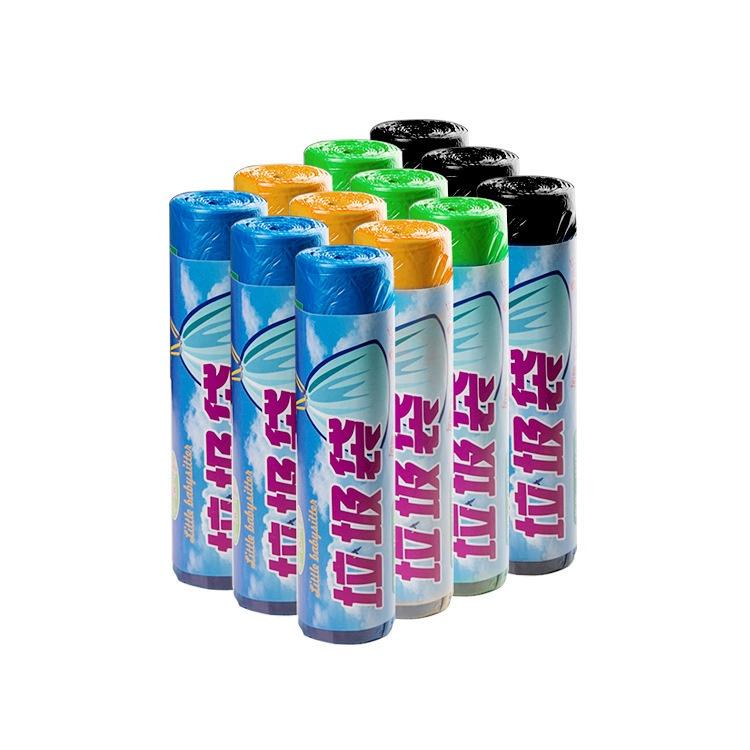 Túi đựng rác có dây rút - Cuộn 15 túi rác siêu dai tự hủy bảo vệ môi trường No.101208