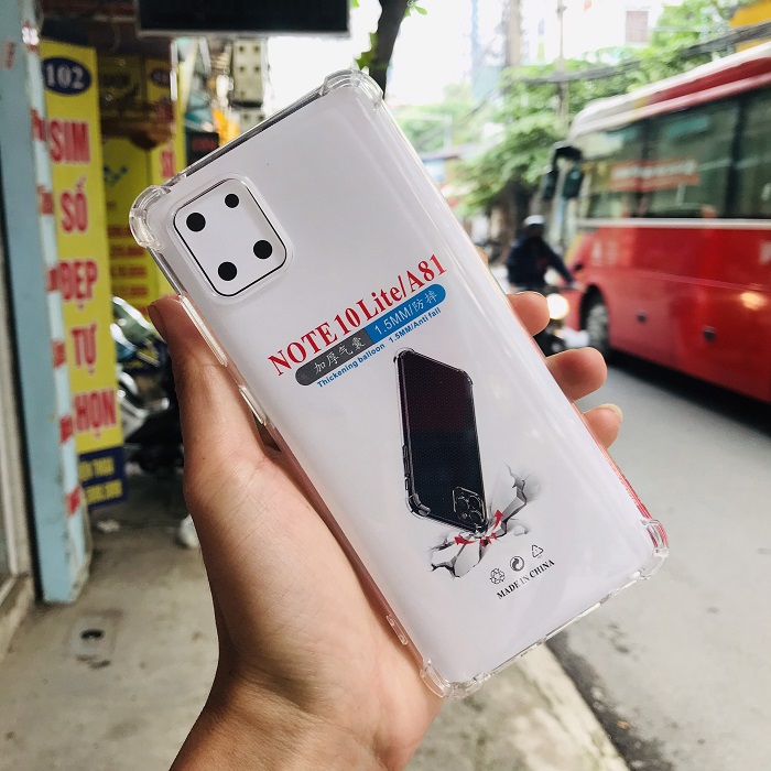 Ốp lưng dẻo trong chống sốc dành cho SamSung Galaxy Note 10 Lite