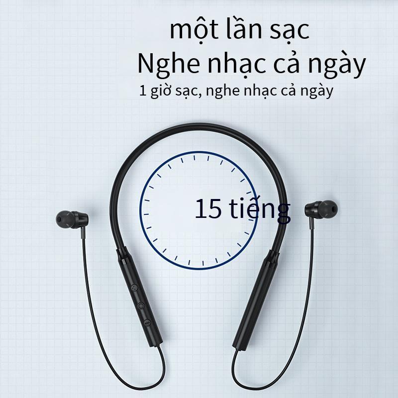 Khuyến mại Tai nghe Bluetooth đeo cổ không dây Thể thao 5.0 Giảm tiếng ồn Âm thanh trung thực với Bảng bảo vệ Tai nghe Bluetooth cho điện thoại di động