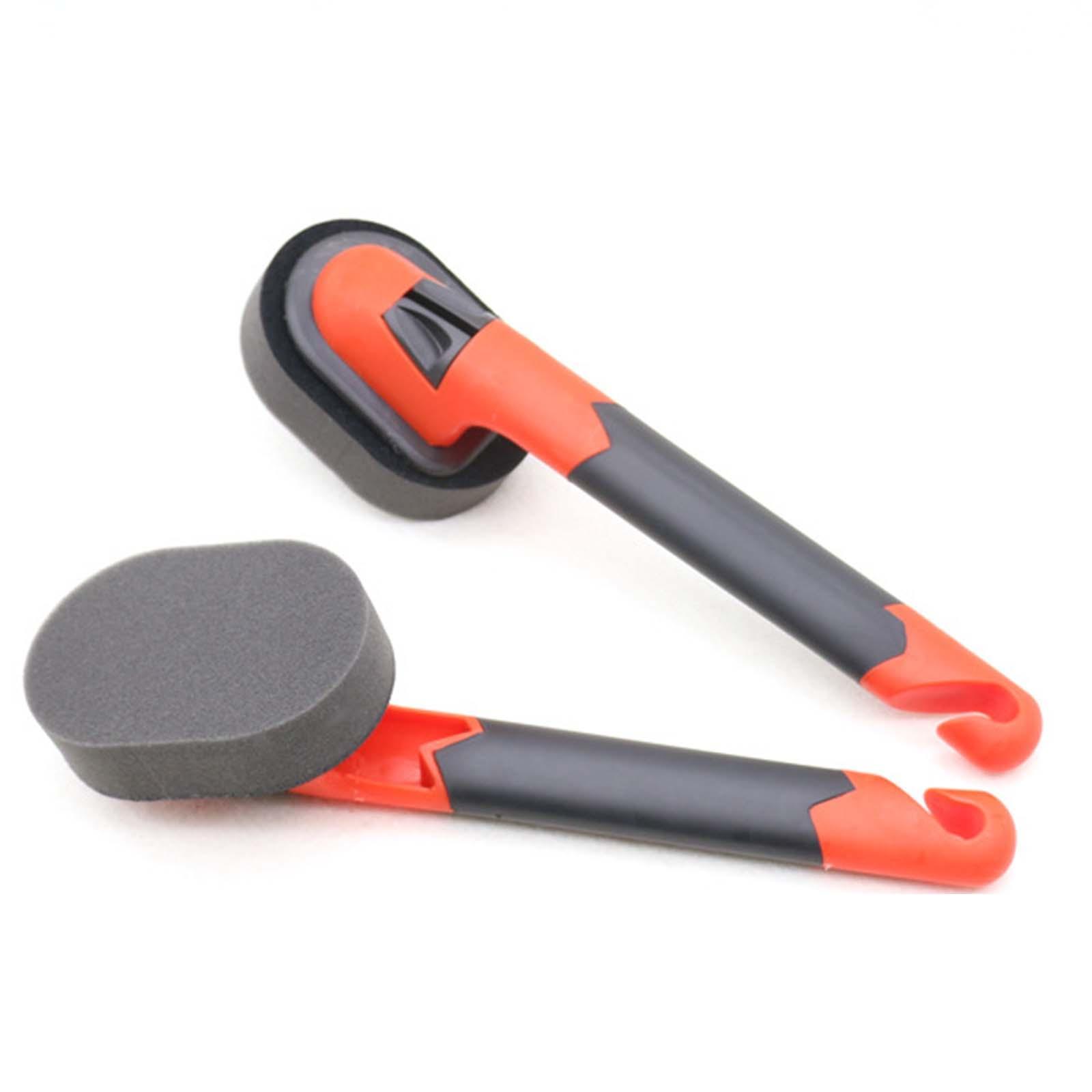 Car Applicator Cleaning Tools Non Slip Handle Washable Reusable