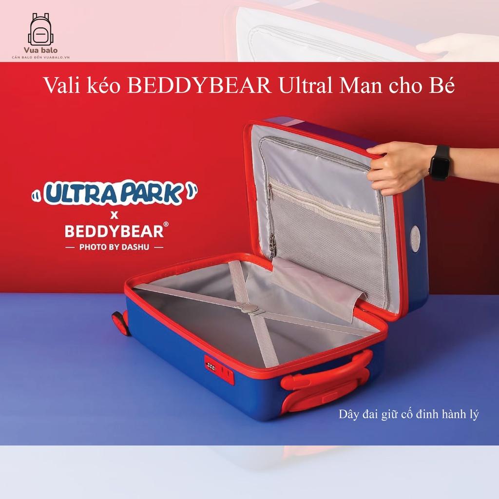 Vali Kéo BeddyBear cho Bé 18 inch in hình ULTRAL MAN cao cấp chống va đập bánh xoay 360 . Kích thước Cao 56 x 34 x 24 cm. Bảo hành bể vỡ 1 năm Chính hãng