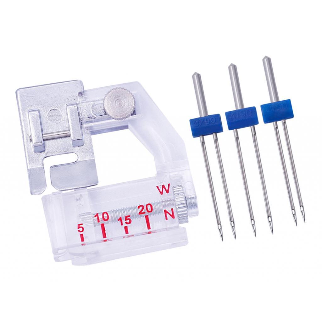 Sewing Machine Accessories 3pcs And Hemming Pressure Foot