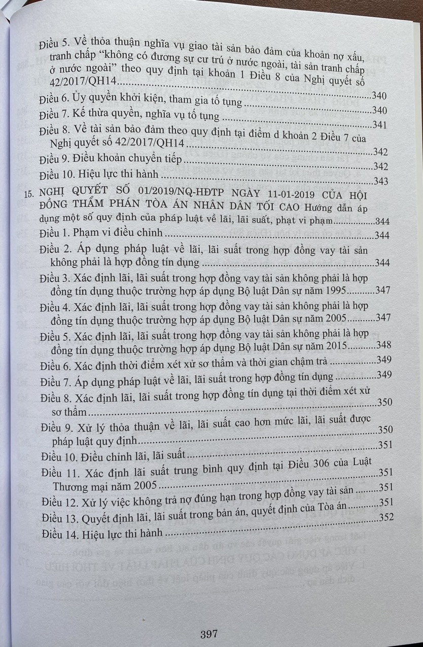 Hệ Thống Các Nghị Quyết Của Hội Đồng Thẩm Phán, Toà Án Nhân Dân Tối Cao Về  Hành Chính, Kinh Tế - Thương Mại và Hôn Nhân Gia Đình Từ Năm 2000 Đến 2023