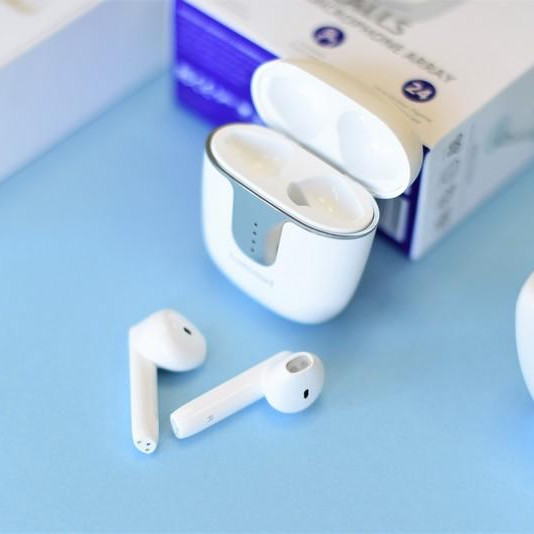 Tai Nghe Bluetooth Tronsmart Onyx Ace TWS không dây 5.0 chống nước IPX5 tích hợp công nghệ Qualcomm APTX hủy tiếng ồn cao cấp Với 4 Micro, 24H Giờ Chơi - Hàng Chính Hãng