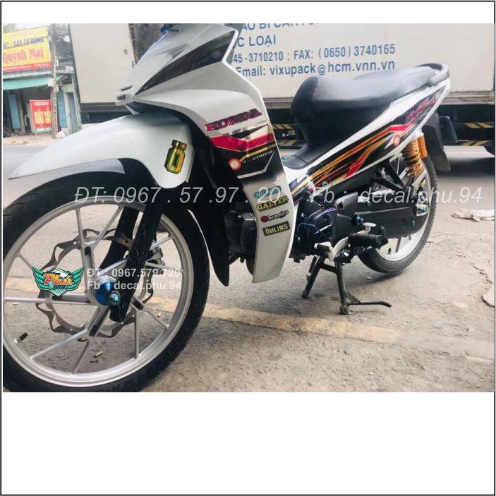 Tem Rời Blade trắng đen đỏ Crom