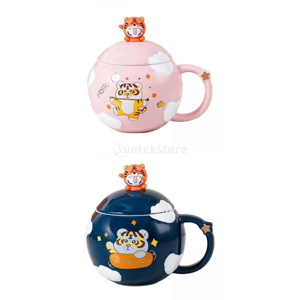2 Pieces Creative Coffee Mug Cups Breakfast Juice Milk Water Cup Gifts