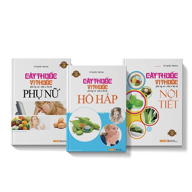 Sách COMBO 3 cuốn Cây thuốc chữa bệnh Hô Hấp + Cây thuốc chữa bệnh Nội Tiết + Cây thuốc chữa bệnh Phụ nữ