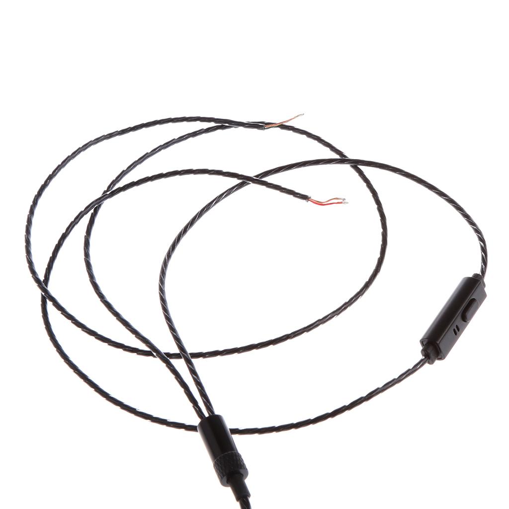 Gold Plated Plug 3.5mm AUX Update Cable OFC Audio Cord Replacement for iPhone iPad iPod DIY