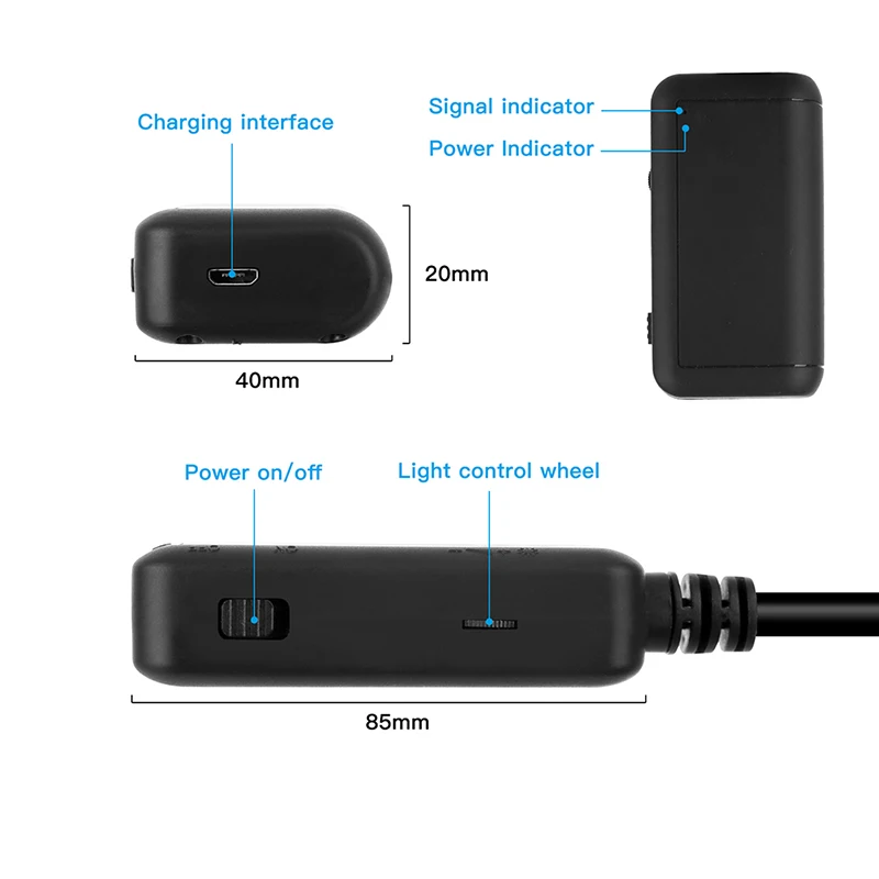Quà Tặng Trị Giá 299K - Hàng Chính Hãng Camera Nội Soi Công Nghiệp F220 Độ Dài 5m - Đường Kính Camera 5.5mm - Chống Nước IP67 - LED  - Hành Ảnh Độ Phân Giải HD - Tích Hợp  WiFi - Tương Thích HĐH Android iOS