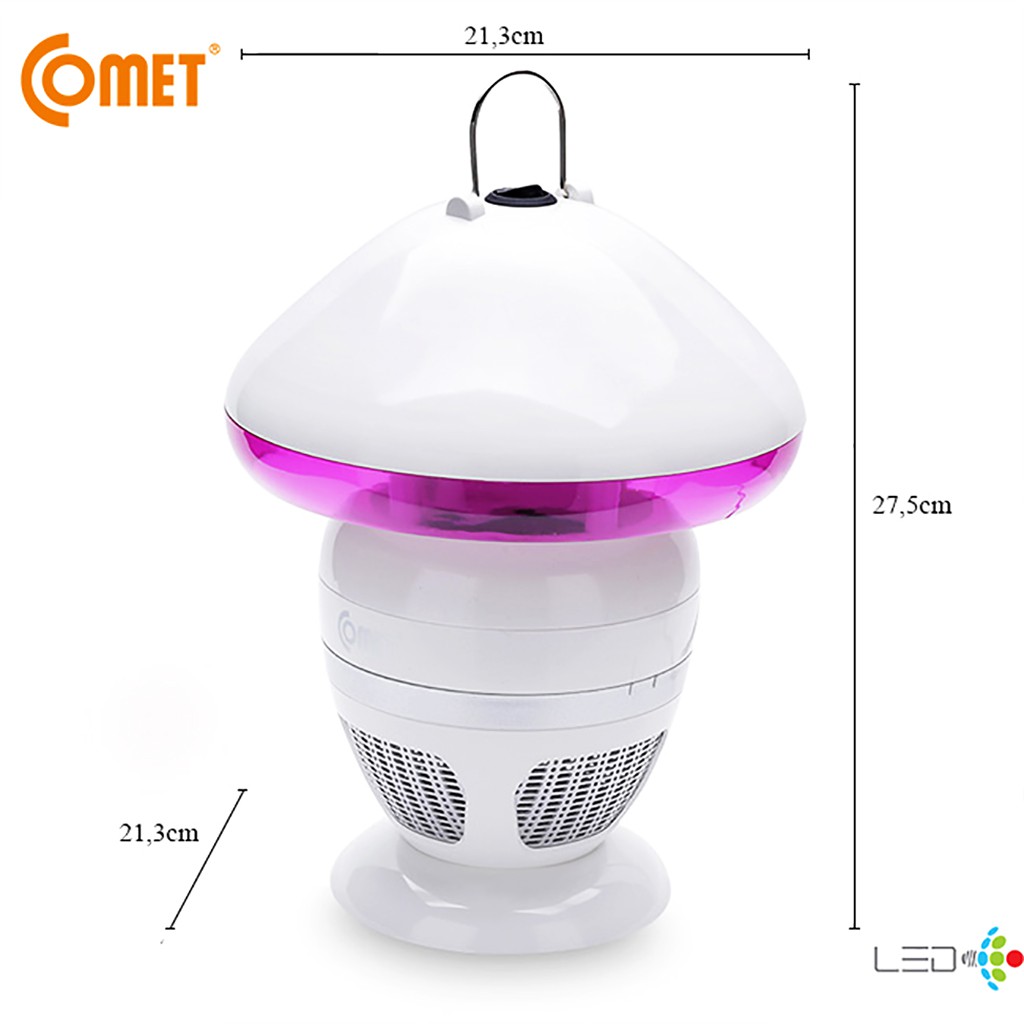 Đèn Bắt Muỗi Côn Trùng Đa Năng COMET CM038 3W Kiêm Đèn Ngủ