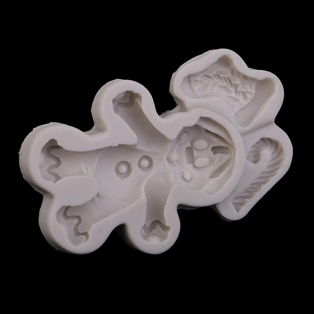 Elk liquid Silicone Cake Fondant Mold Cake Decorating Tools 9.5 x 5.5 cm