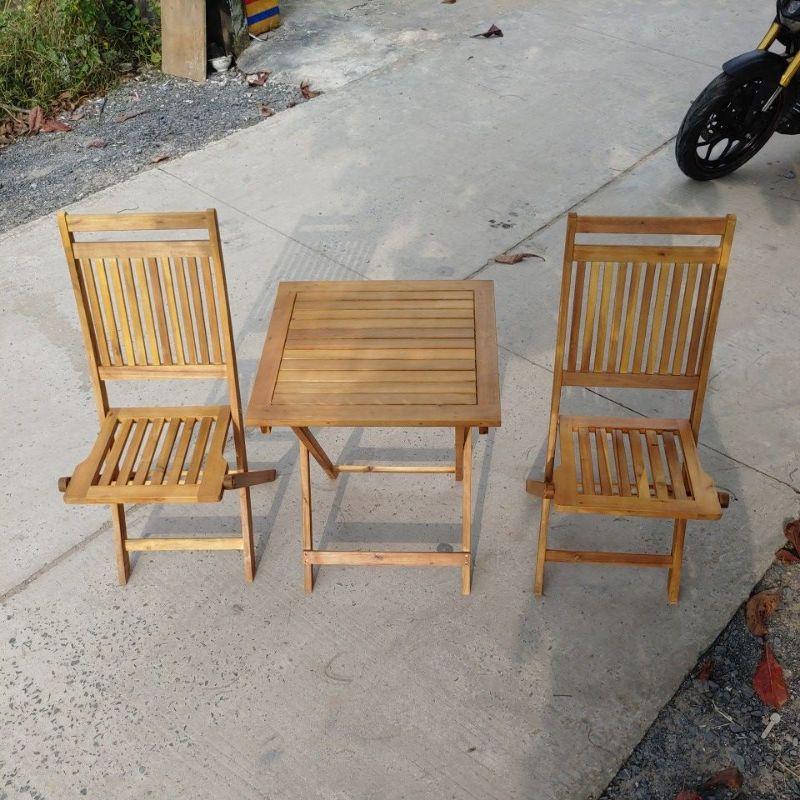 Bộ Bàn Gỗ Tràm Cao 70cm