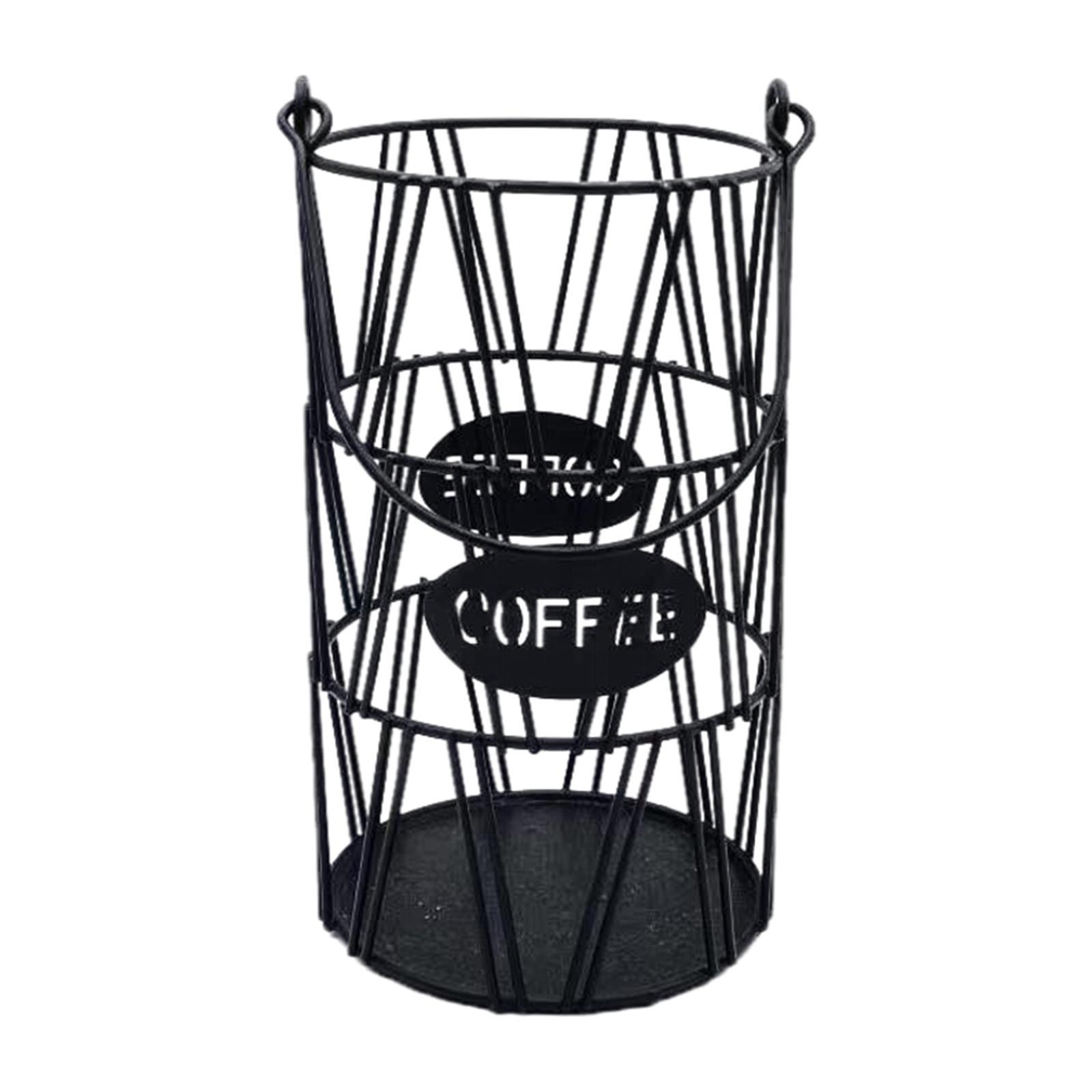 2Pcs Coffee Pod Storage K Cup Holder Counter Display Stand 30 Pod Baskets