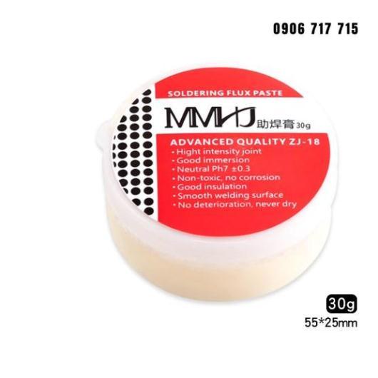 Mỡ hàn thiếc trung tính không dầu MMHJ cao cấp 10g-30g-50g