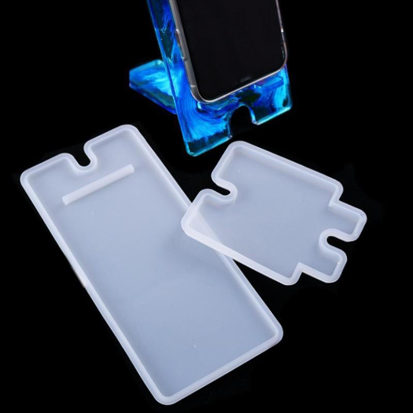 Handmade Phone Stands Silicone Molds Cell Phone Bracket Silicone Mold DIY Phone Holder Epoxy Resin Moulds Arts Crafts