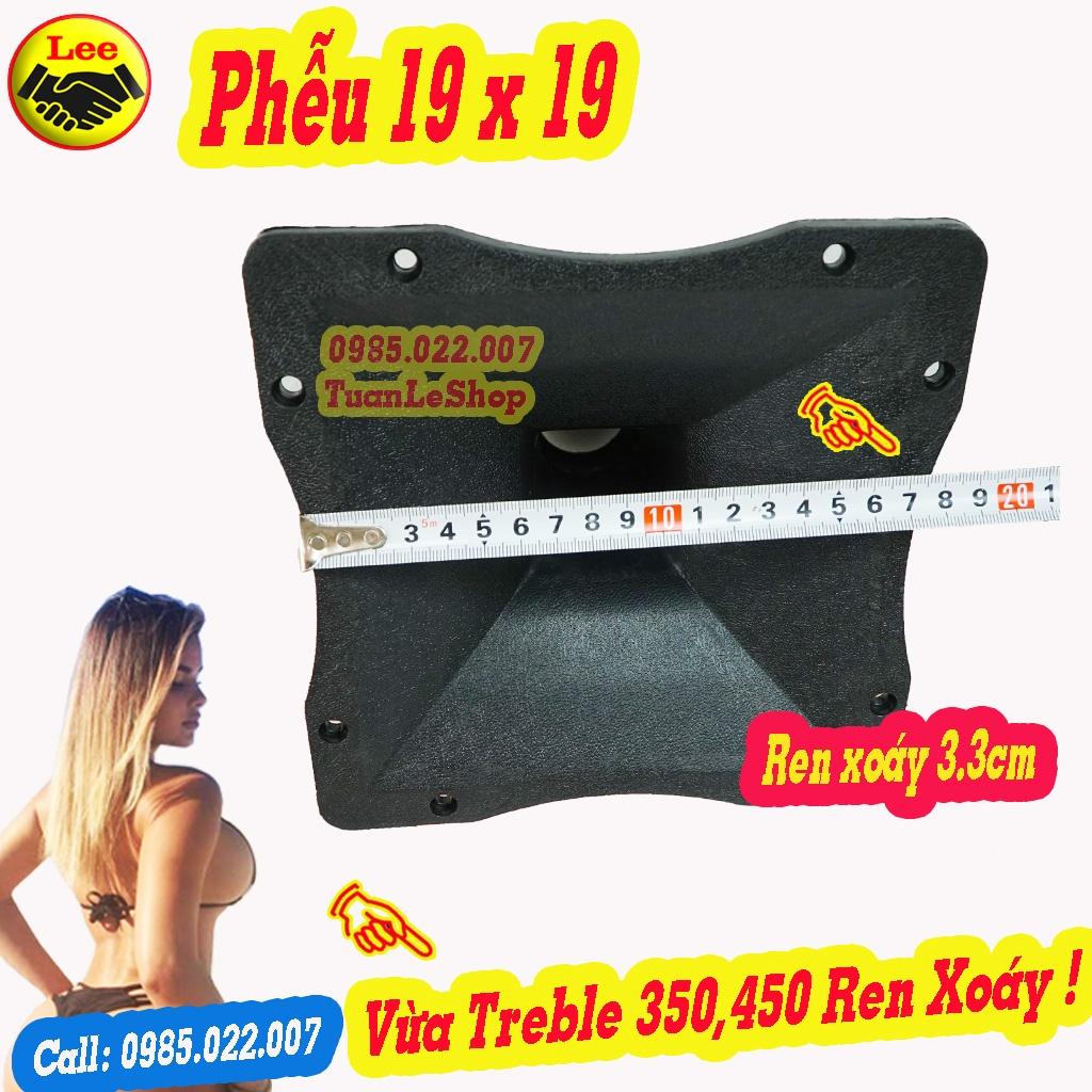 01 PHỄU LOA TREBLE 19X19CM CH VÂN SẦN – HỌNG LOA TREP 19X19 – GÁI 01 PHỄU