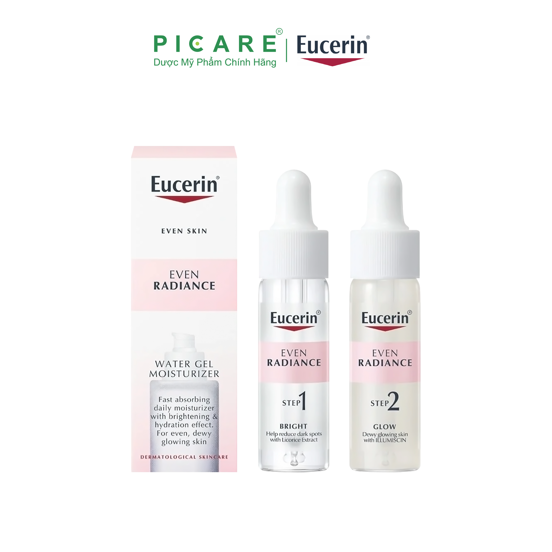 Tinh Chất Dưỡng Sáng Eucerin Even Radiance Duo Ampoules