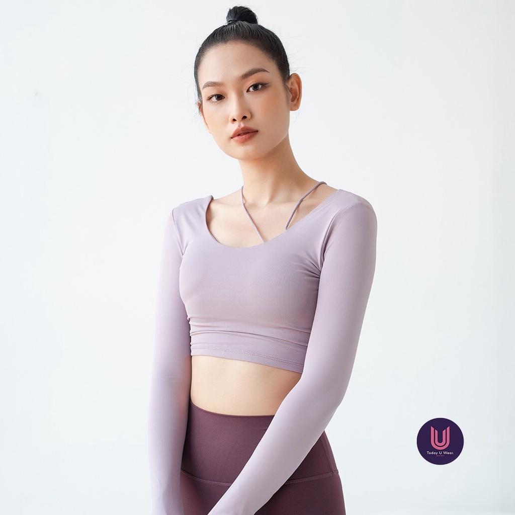 Áo Tập Thể Thao Softy Long Tee (dây bắt chèo vai và sau lưng, tay dài, chất liệu cao cấp, mềm mịn.)