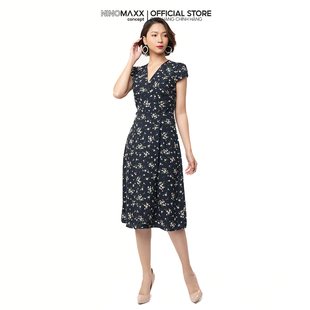 N&amp;M Đầm thời trang Nữ hoạ tiết hoa 2103012