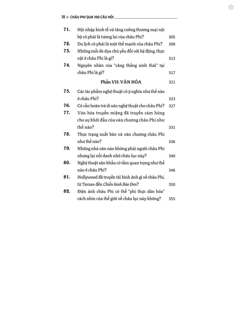 Châu Phi qua 100 câu hỏi - bản in 2024