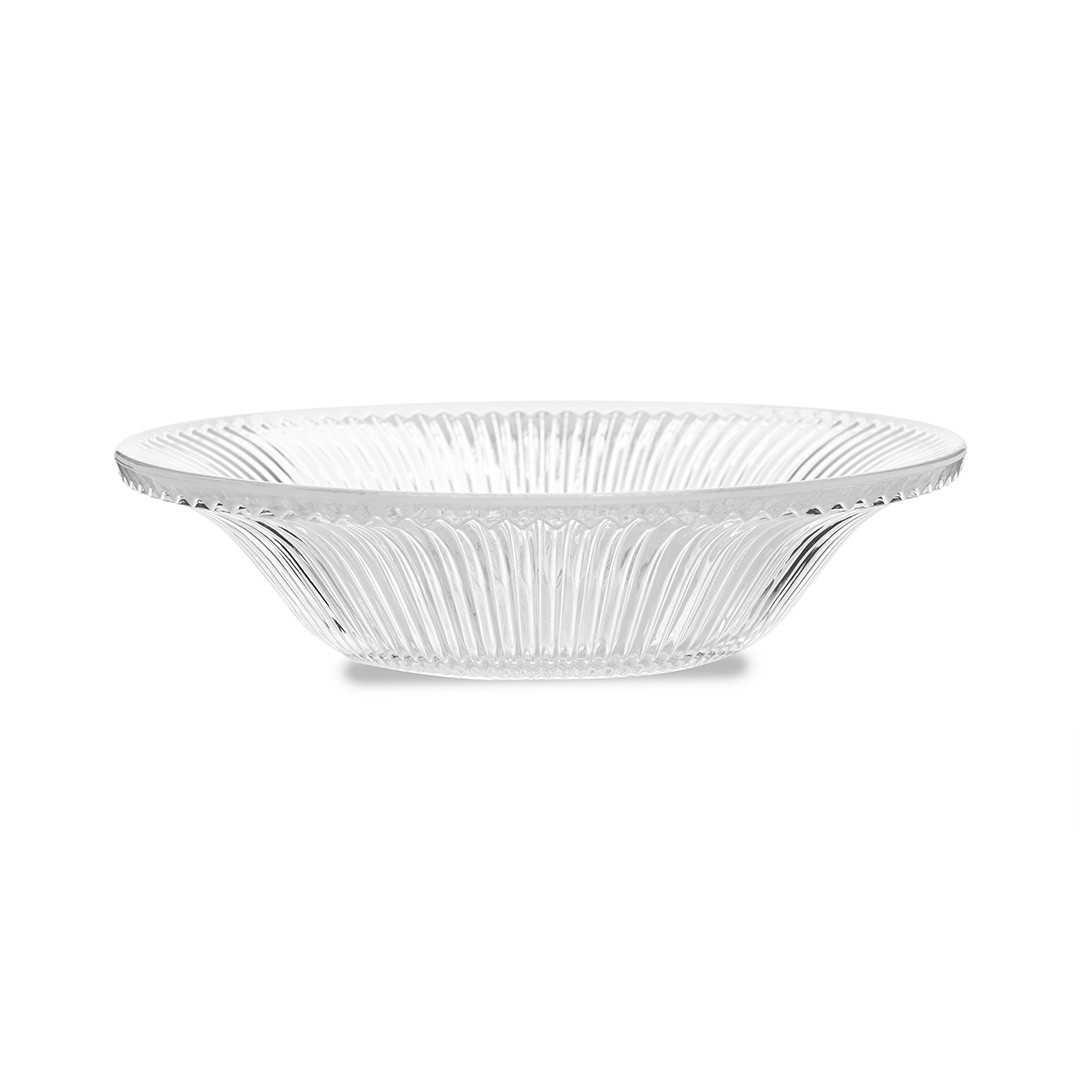 Khay trái cây nhựa JB vân gợn sóng - Trong suốt - Hàng nhập khẩu chính hãng Cobihome
