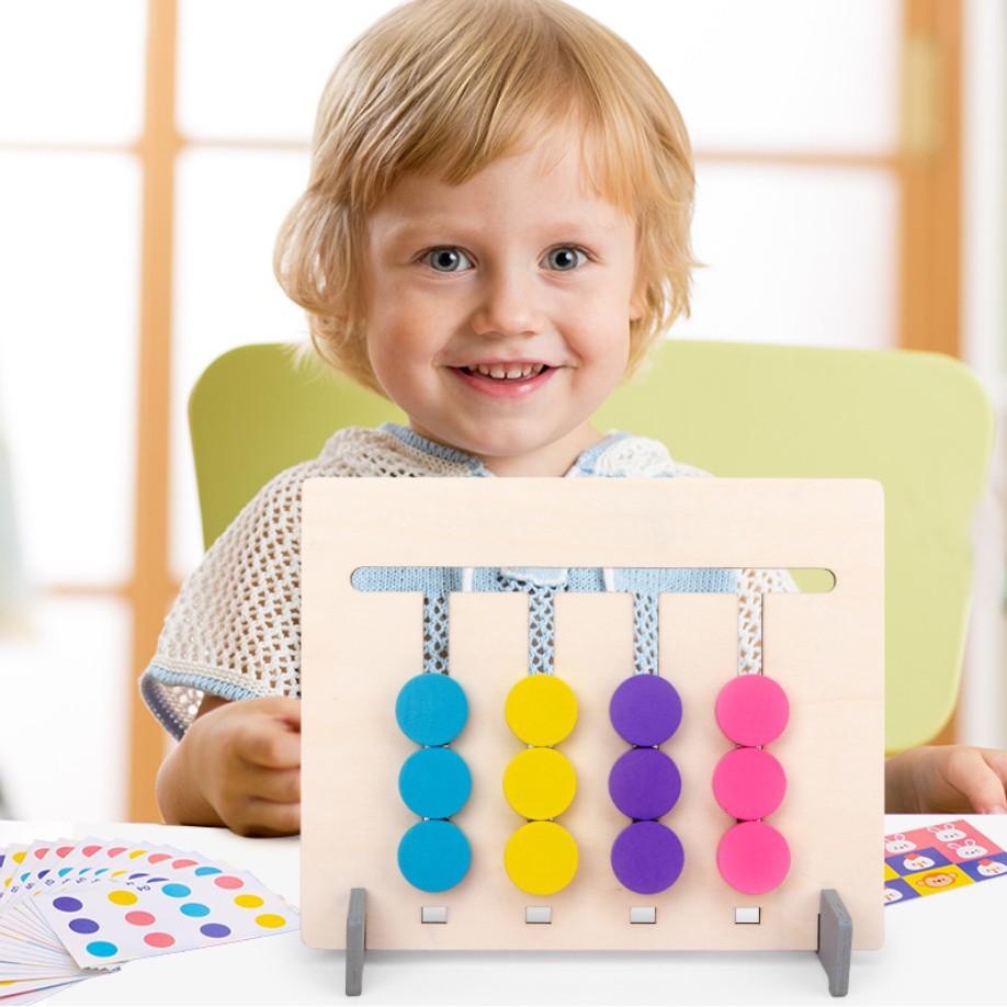 Đồ Chơi Xếp Hình Gỗ ZicZac 2 Mặt Theo Mẫu Giúp Bé Thông Minh & Phát Triển Kỹ Năng