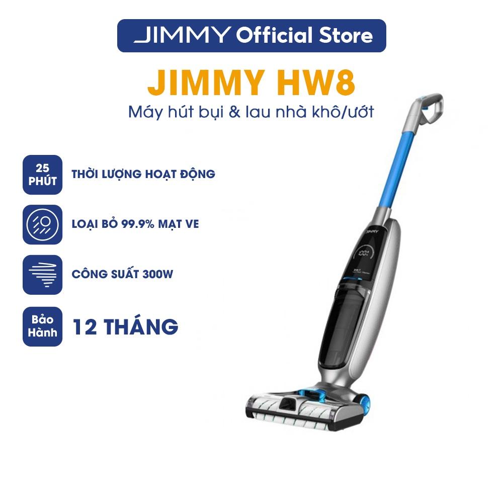 Máy Hút Bụi Lau Sàn Cầm Tay JIMMY HW8 Lực hút 7000Pa Pin Tháo Rời 2500mAh Lau Khô Nhanh Chóng - Hàng Chính Hãng - Bảo Hành 12 Tháng