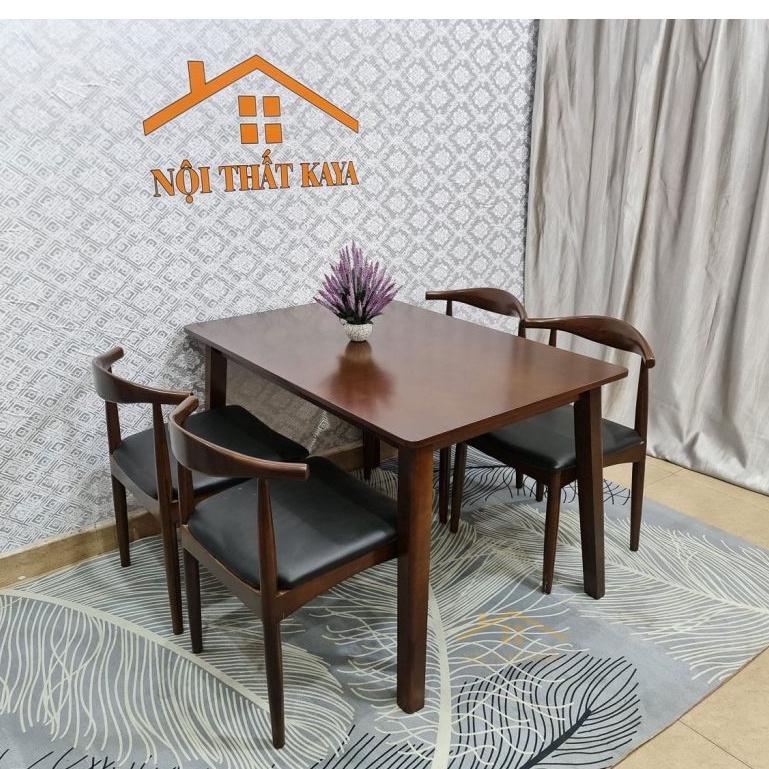 Bộ bàn 4 ghế Bull-đầu bò 1m2