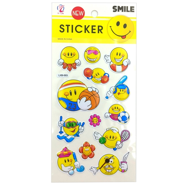 Sticker Mặt Cười Nhiều Hình (Mẫu Sản Phẩm Bên Trong Là Ngẫu Nhiên)