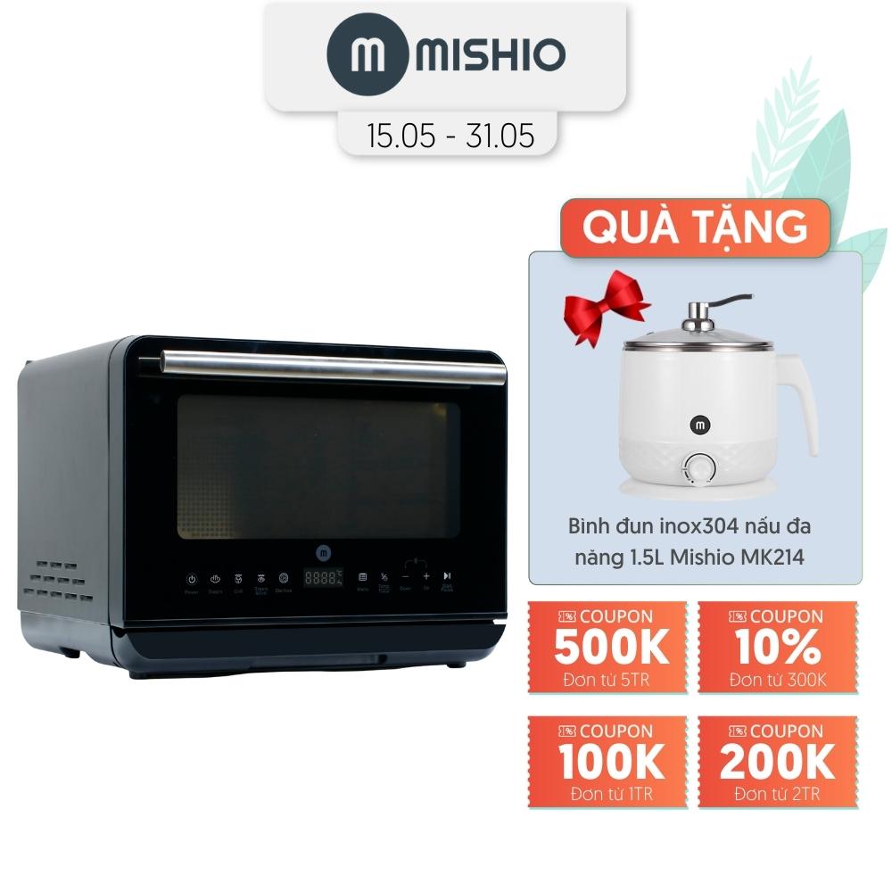 Nồi Chiên Hơi Nước Cao Cấp 10 Trong 1 Mishio MK318 - Hàng Chính Hãng