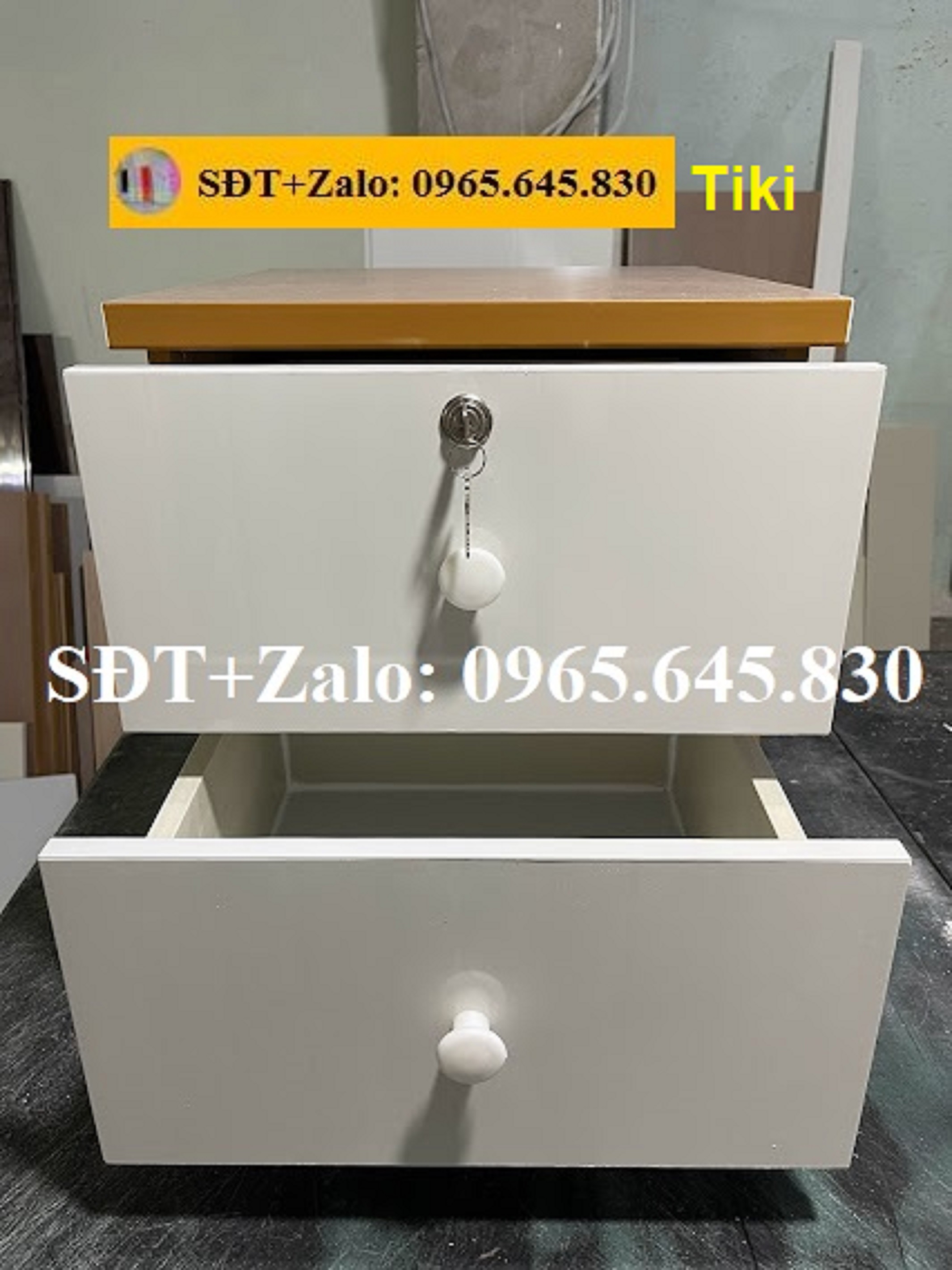 Tủ, Kệ Đầu Giường Nhựa Đài Loan Cao 48cm Ngang 42cm 865