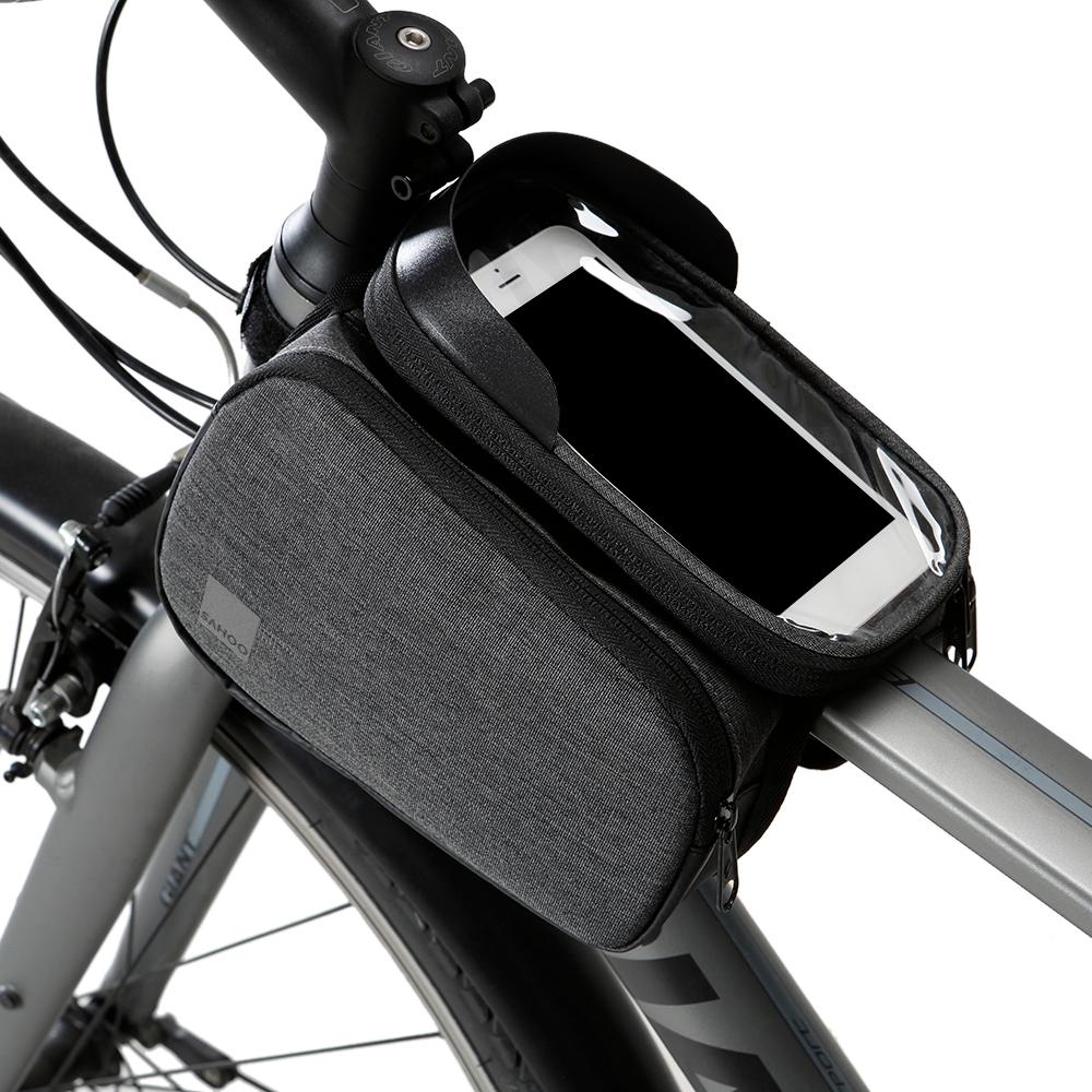 Túi khung xe đạp đựng điện thoại bằng chất liệu vải cao cấp chống thấm nước