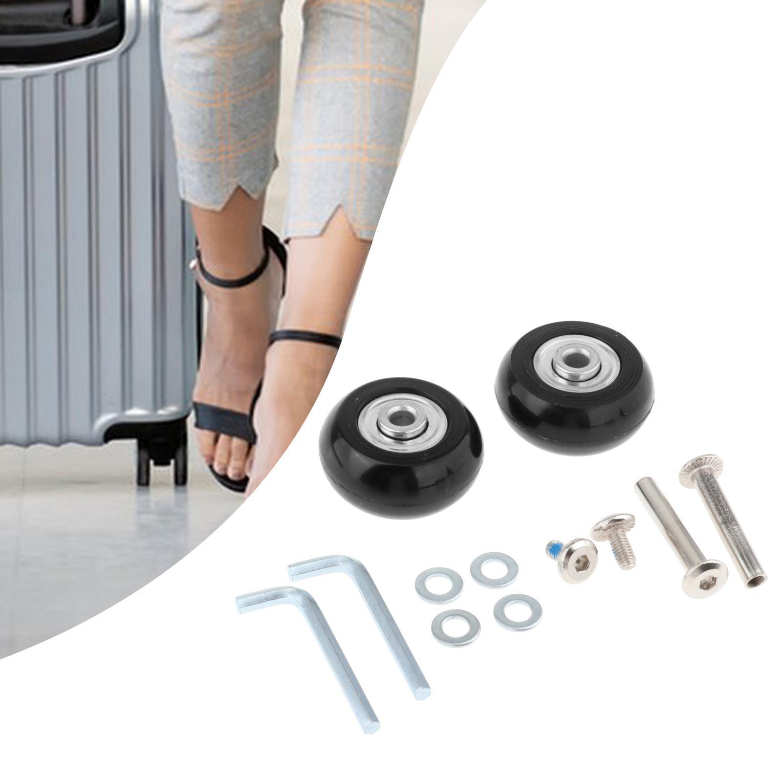 Replacement Suitcase Wheels Flexible Luggage Suitcase Replacement Wheels Set