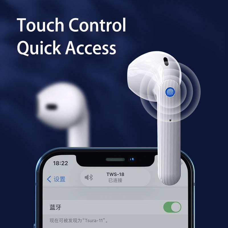 Tai nghe Bluetooth TWS Remax TWS-18 V5.0 - Hàng Chính Hãng