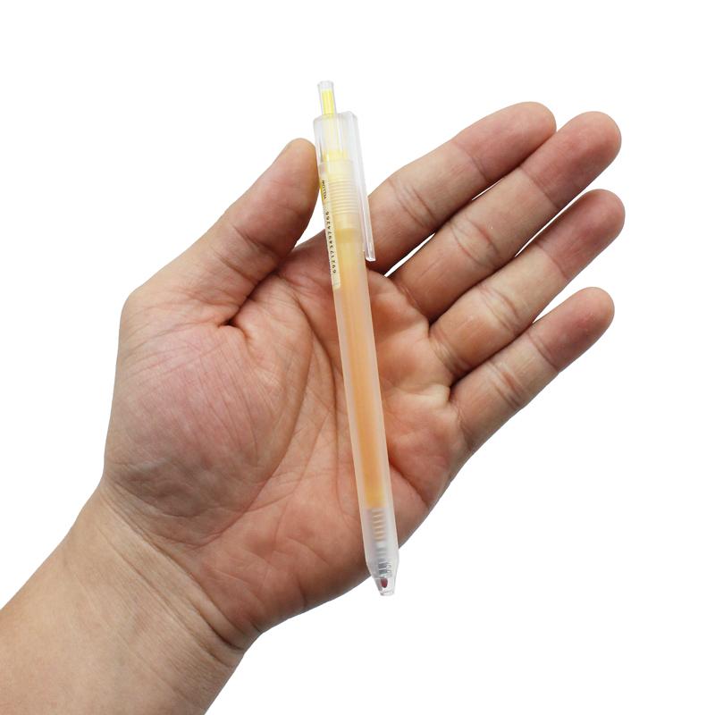 Bút Gel 0.5 mm - Deli EG118-YL - Mực Vàng