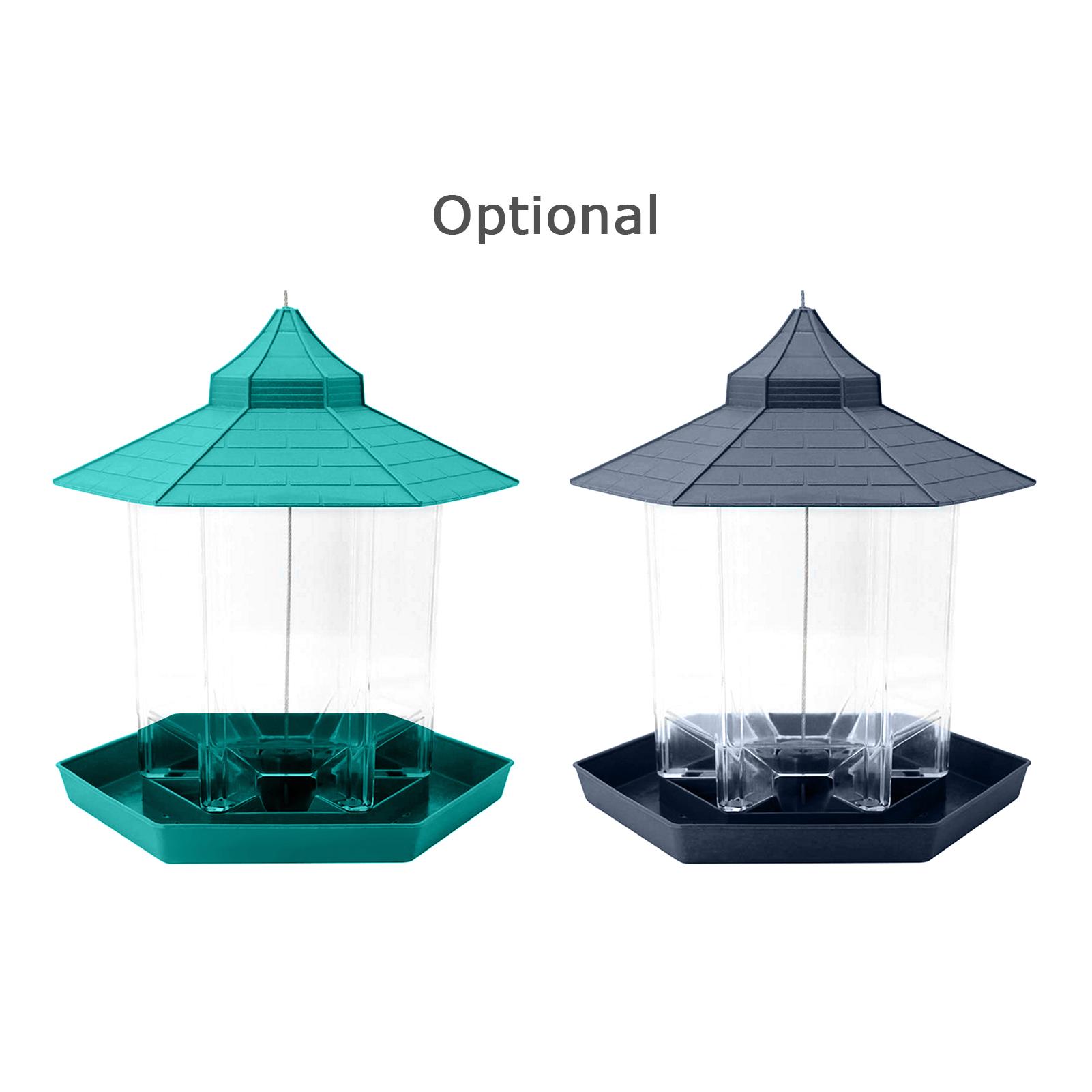 Máy cho chim hoang dã Hình lục giác có mái che cho sân vườn