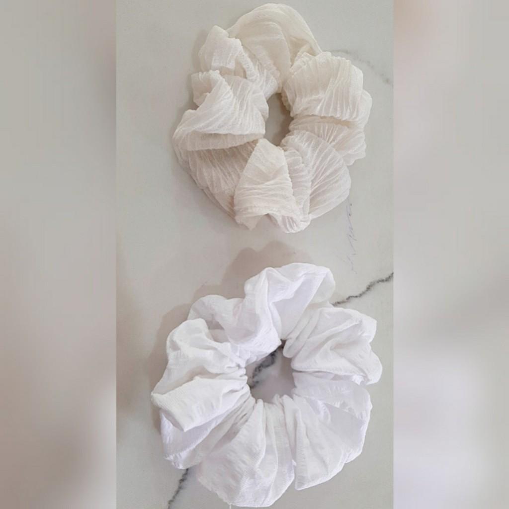 Dây Buộc Tóc Dễ Thương Nhiều Kiểu Họa Tiết Phong Cách Hàn Quốc Cho Nữ