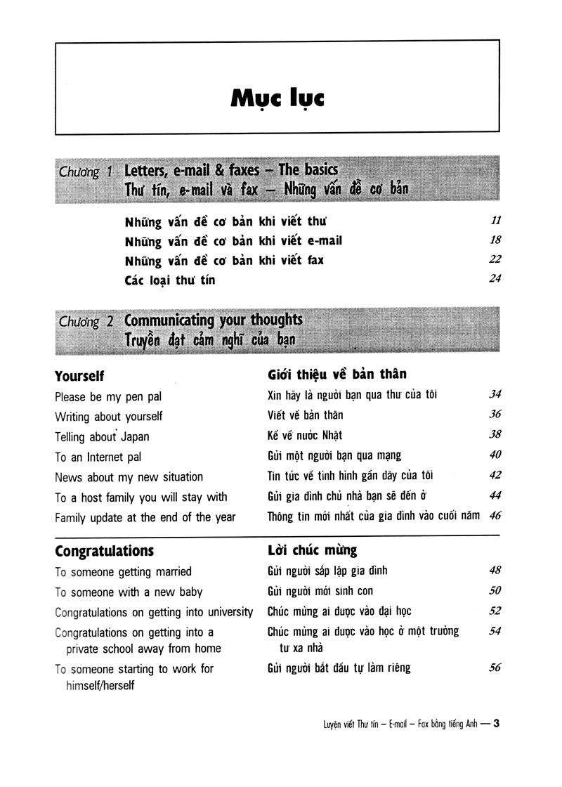 Luyện Viết Thư Tín...E-Mail...Fax...Bằng Tiếng Anh