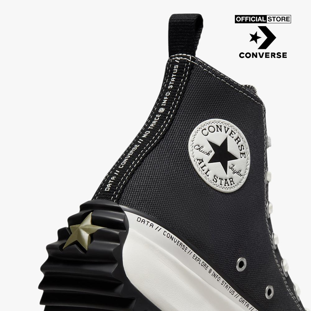 CONVERSE - Giày sneakers cổ cao unisex Run Star Hike Platform Global Logo A03776C