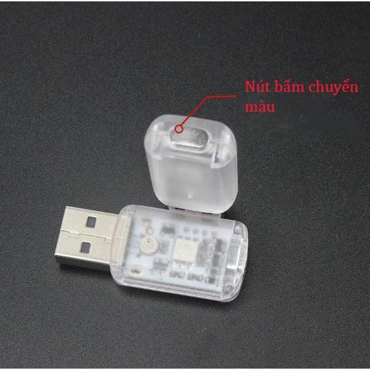 Đèn led đổi màu chân USB