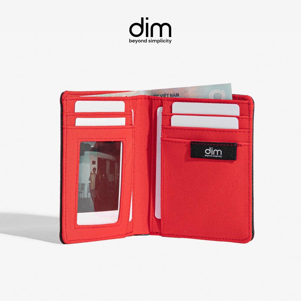 Ví vải gập đôi unisex DIM Basic Wallet 2 - Đứng (Ngăn đựng hình)