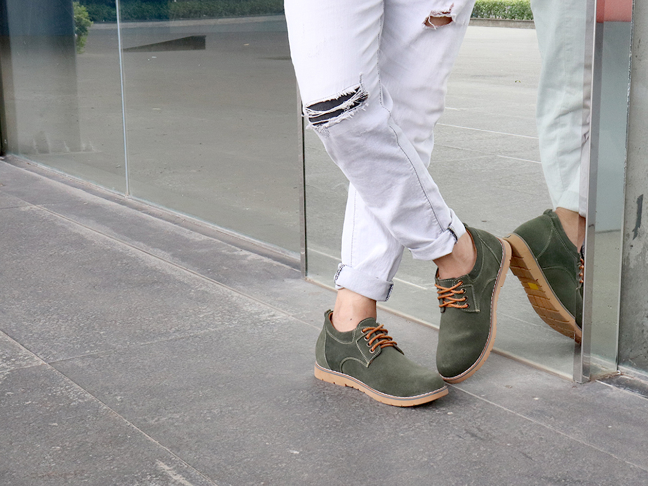 GIÀY TĂNG CHIỀU CAO GIÀY CAO DÀNH CHO NAM GIỚI T&TRA T68 DA LỘN - CAO 5CM GIÀY ĐỘN NAM CAO VƯỢT TRỘI
