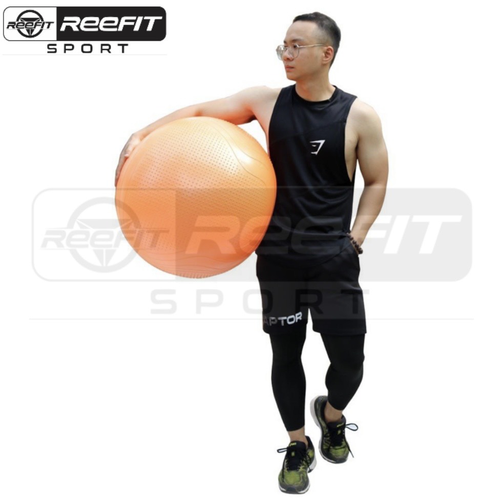 Bóng tập Yoga cao cấp 65cm RF34046 kèm đồ bơm hơi