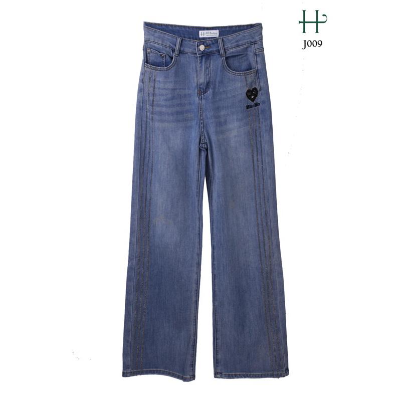 Quần Jeans ống rộng -J09 - Xanh Jeans