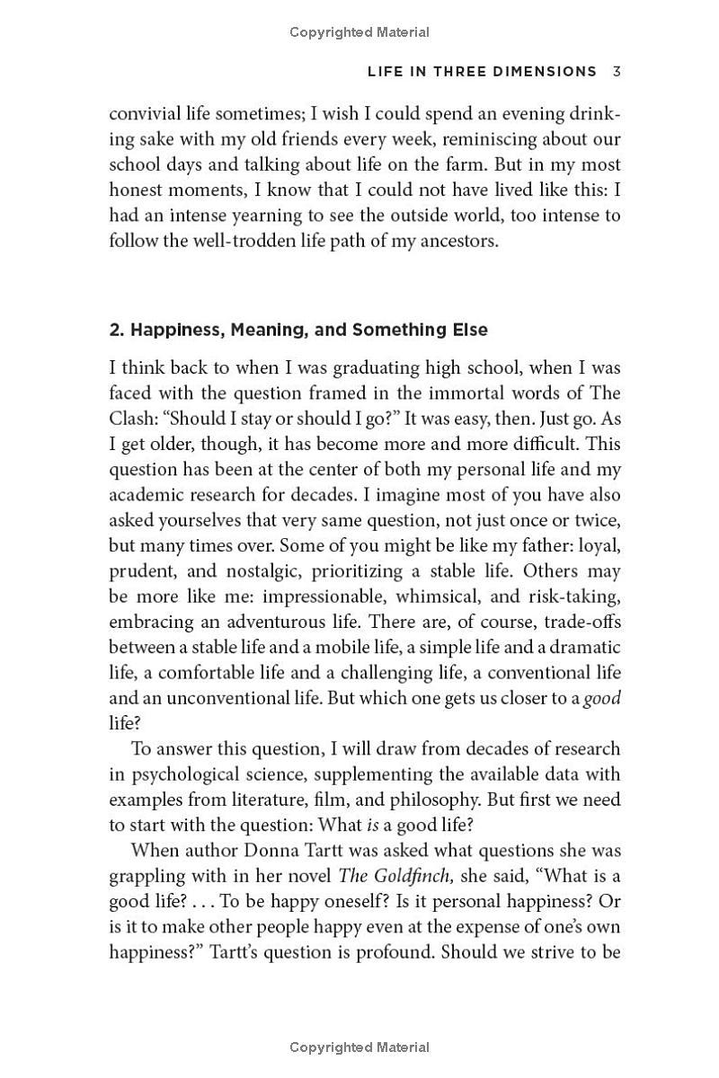 Sách ngoại văn: Life In Three Dimensions