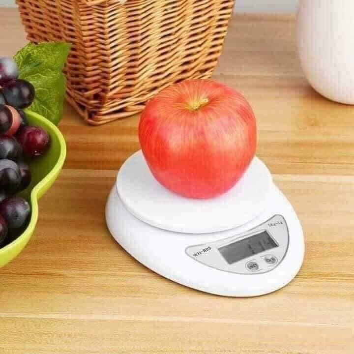 Cân tiểu ly điện tử nhà bếp mini định lượng 1g - 5kg làm bánh độ chính xác cao kèm 2 viên pin AAA