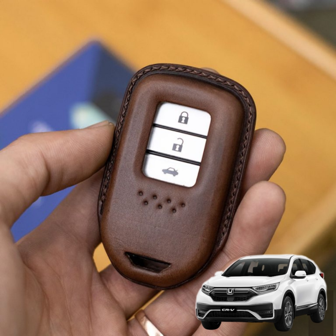 Bao Da Chìa Khóa ô tô HONDA CRV | Bọc chìa khóa ô tô da thật khâu tay
