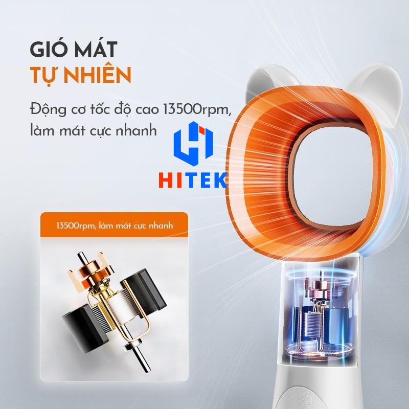 Quạt mini cầm tay không cánh GAABOR GFH-N80A- Hàng Chính Hãng