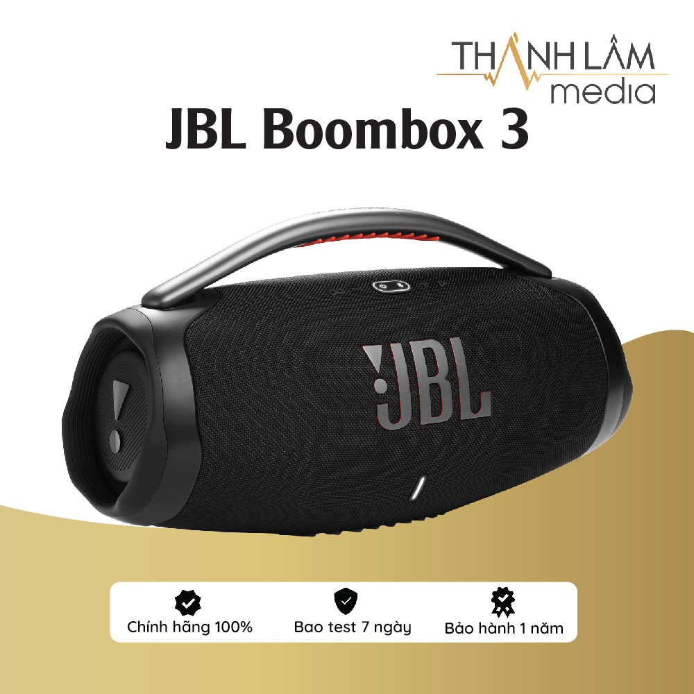 Loa Bluetooth di động JBL Boombox 3 - Hàng chính hãng