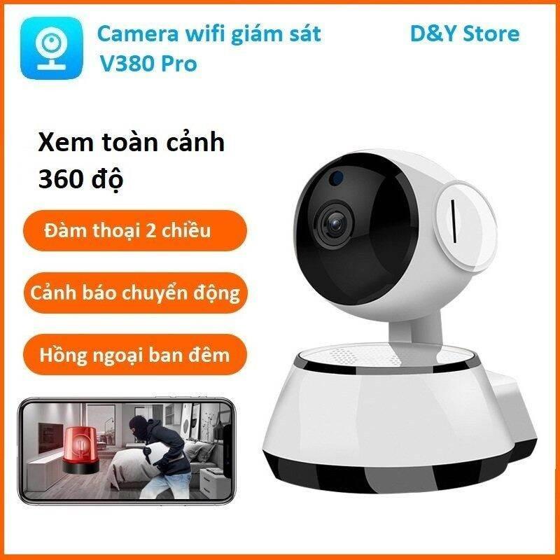 Camera V380, camera wifi IP V380 tích hợp microphone ghi âm thanh, đàm thoại 2 chiều